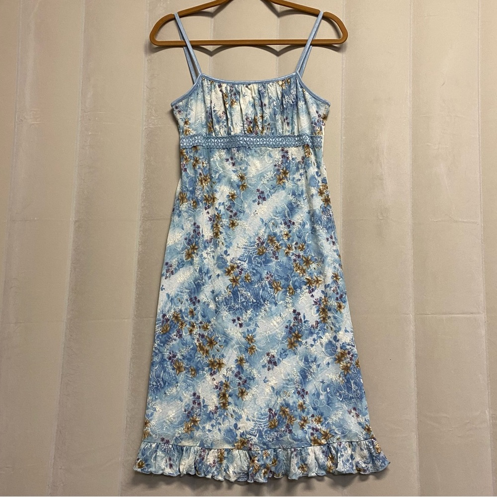 Vintage Finesse USA Women’s Dress Large Fairycore Y2K Baby Doll Whimsy Romantic